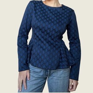 Estee Lauder peplum blouse